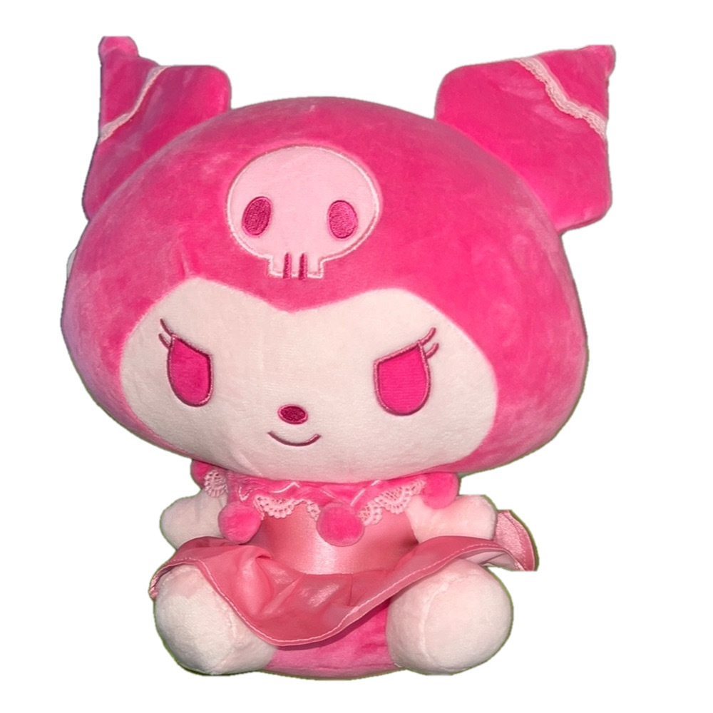 KUROMI-Hello Kitty Charming Pink and White 12-15” Stuffed Animal
